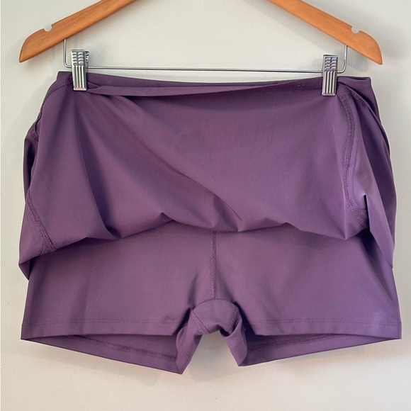 Marika Activewear Skort- Quikdri- Hidden Shorts- Plum- Large- Sports - Beach - Picture 3 of 3